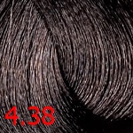360 hair professional краска 4.38 золотисто-коричневый каштан