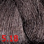 360 hair professional краска 5.18 светлый каштан пепельно-коричневый