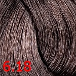 360 hair professional краска 6.18 темный блондин пепельно-коричневый