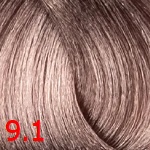 360 hair professional краска 9.1 очень светлый пепельный блондин